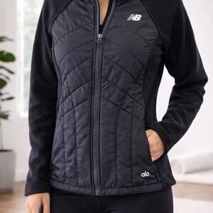 New Balance Women's Quilted Black Utility Jacket